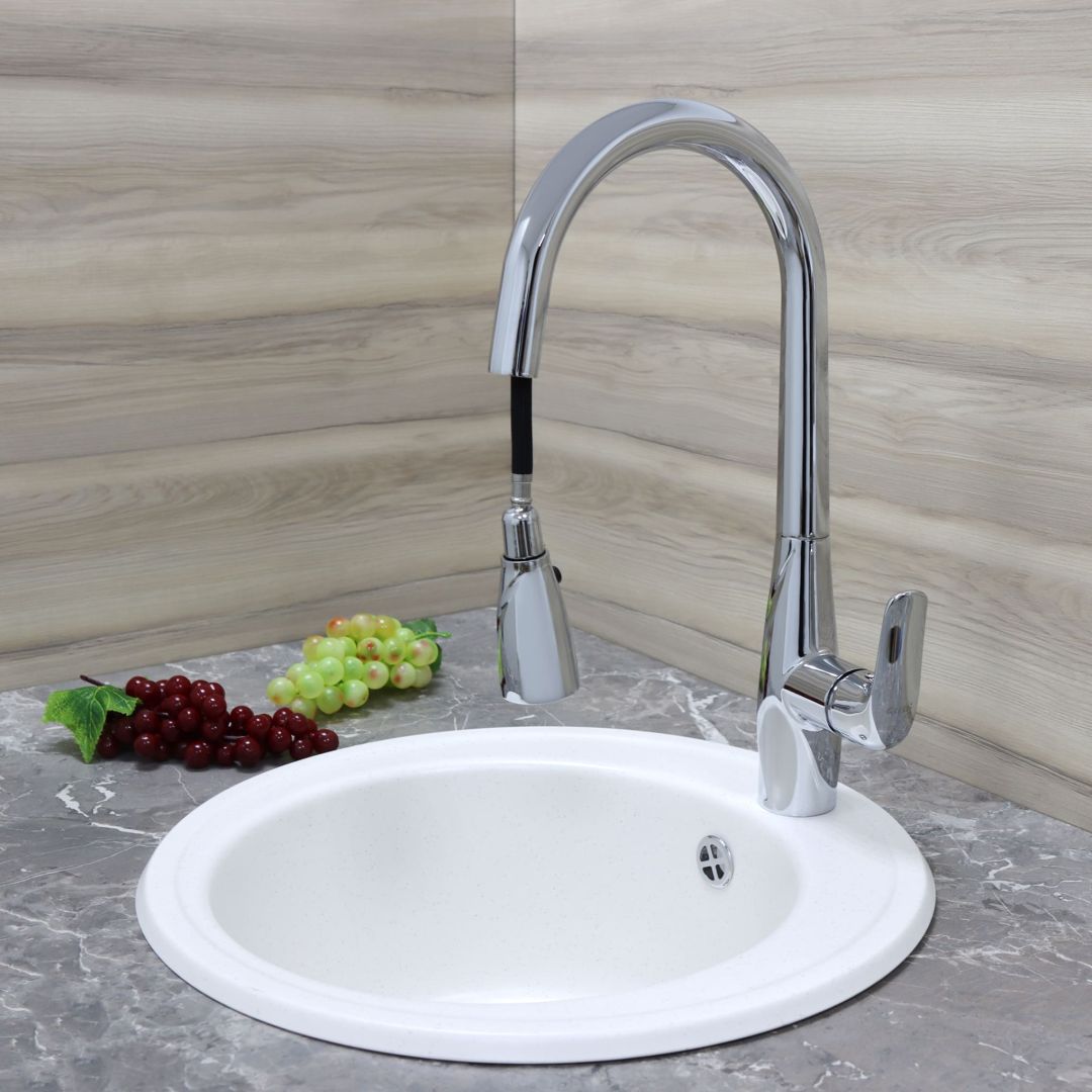 СМ-М ГЕККО с вытяжным изливом GH-6063 