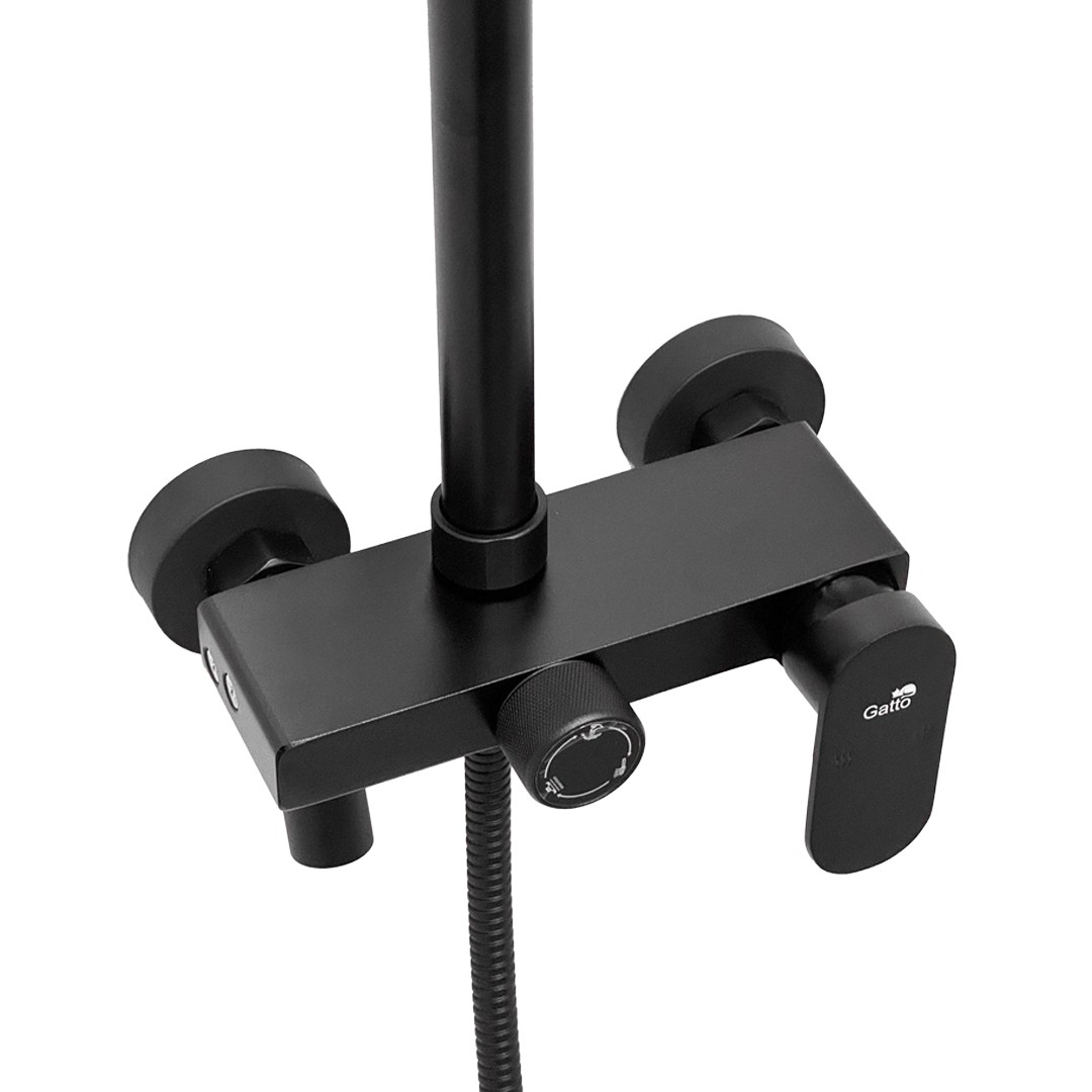 Смеситель/душа стационарный Gatto MS-8026 Black