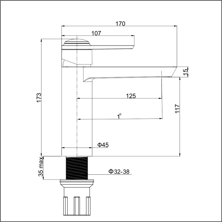 СМ-Т ГЕККО LF-6880CW хром/белый