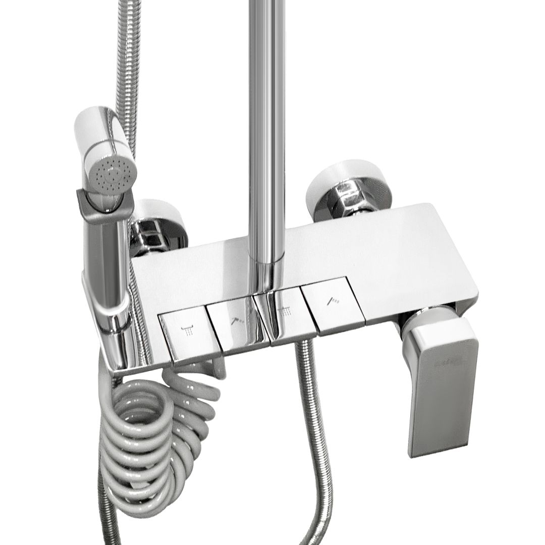 Смеситель для душа стационарный ГЕККО LM-2265-CP Chrome